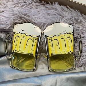 Italian Design • Vintage Yellow Mug Novelty Glasses